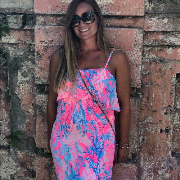 Like New! Lilly Pulitzer Mini Dress - Picture 3 of 3
